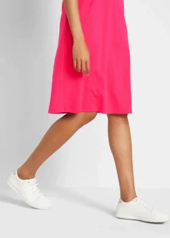 Damen bonprix Kleider|Basics|Oversize-T-Shirtkleid aus reiner Baumwolle (2er Pack)