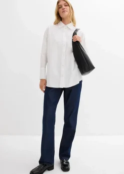 Online Oxford-Bluse aus Bio-Baumwolle Damen Bekleidung·Jacken & Mäntel|Blusen & Tuniken