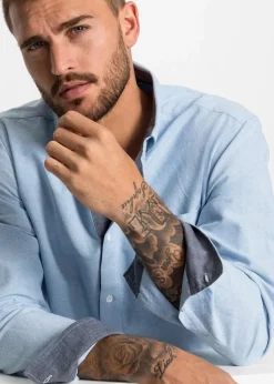 Discount Oxford-Businesshemd aus reiner Baumwolle, Regular Fit Herren Große Größen|Hemden