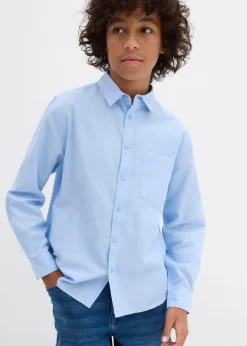 Kinder bonprix Jungen 9-16 Jahre·Anzüge & Hemden|Jungen 2-8 Jahre·Nachhaltigere Materialien|Oxford-Langarmhemd aus reiner Bio-Baumwolle