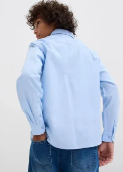 Kinder bonprix Jungen 9-16 Jahre·Anzüge & Hemden|Jungen 2-8 Jahre·Nachhaltigere Materialien|Oxford-Langarmhemd aus reiner Bio-Baumwolle
