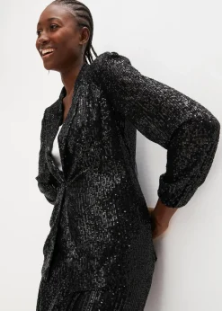 Damen bonprix Bekleidung·Basics|Blazer|Paillettenblazer