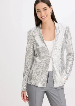 Damen bonprix Bekleidung·Basics|Blazer|Paillettenblazer