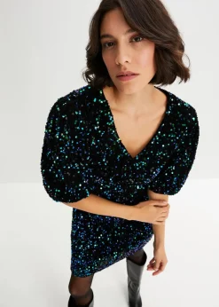 Best Paillettenkleid Damen Bekleidung·Pullover & Strickjacken