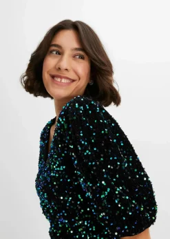 Best Paillettenkleid Damen Bekleidung·Pullover & Strickjacken