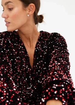 Damen bonprix Kleider|Paillettenkleid