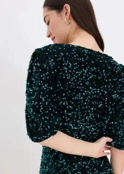Damen bonprix Bekleidung·Pullover & Strickjacken|Paillettenkleid