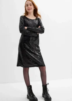Kinder bonprix Mädchen 9-16 Jahre·Kleider & Jumpsuits|Paillettenkleid