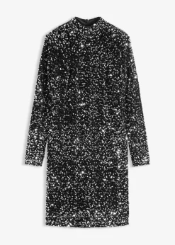 Damen bonprix Bekleidung·Pullover & Strickjacken|Kleider|Paillettenkleid