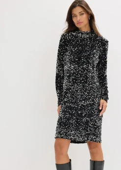 Damen bonprix Bekleidung·Pullover & Strickjacken|Kleider|Paillettenkleid
