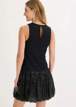 Sale Paillettenkleid aus bequemen Punto di Roma Damen Bekleidung·Pullover & Strickjacken|Nachhaltigere Materialien