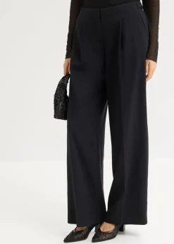 Damen bonprix Bekleidung·Kleider|Nachhaltigere Materialien|Palazzo-Hose