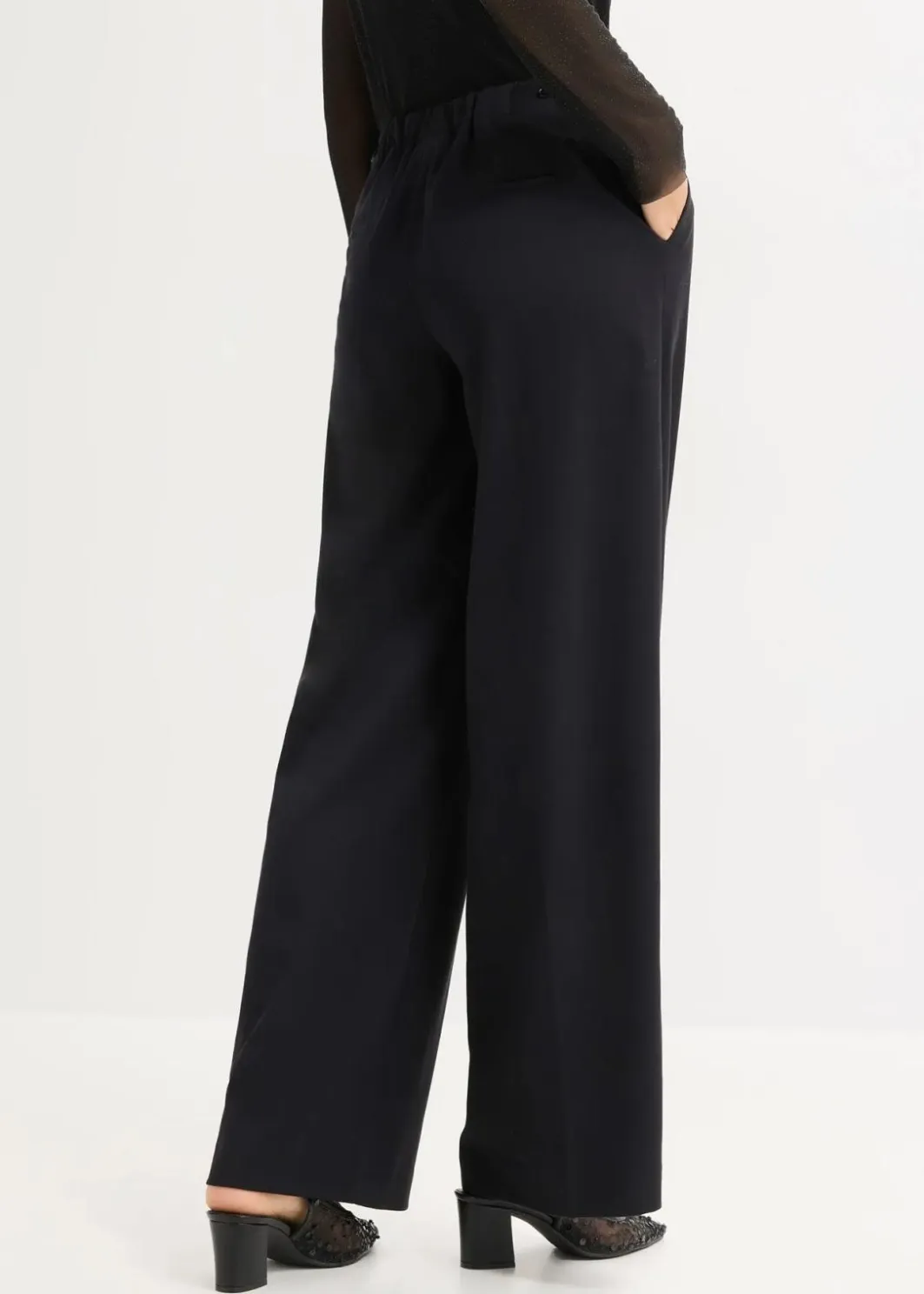 Damen bonprix Bekleidung·Kleider|Nachhaltigere Materialien|Palazzo-Hose