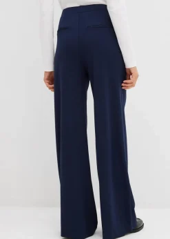Damen bonprix Hosen|Bekleidung·Kleider|Palazzo-Hose aus bequemen Punto di Roma