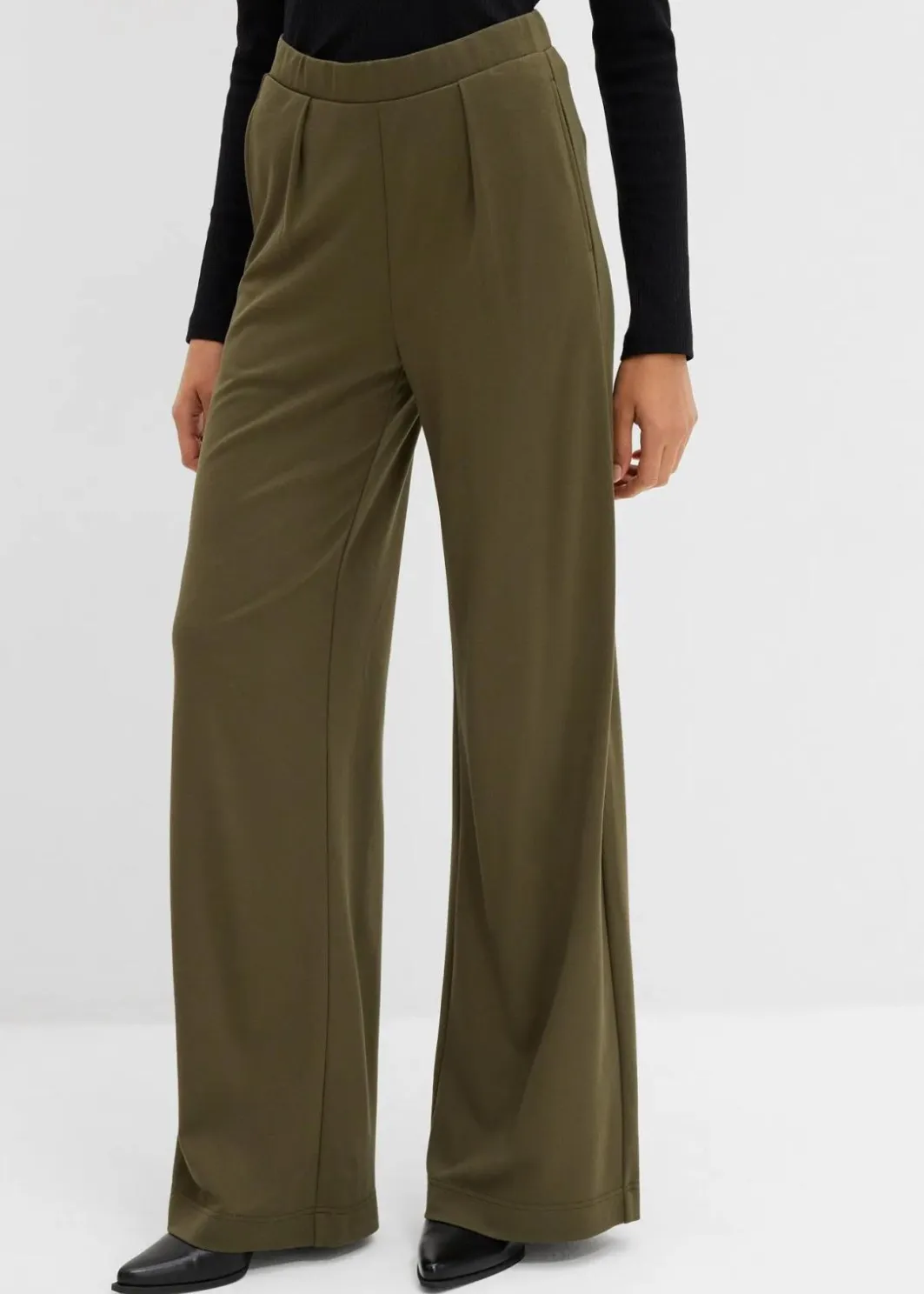 Clearance Palazzo-Hose aus bequemen Punto di Roma Damen Hosen|Bekleidung·Kleider