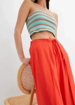 Hot Palazzo-Hose aus feiner Viskose Damen Nachhaltigere Materialien|Hosen
