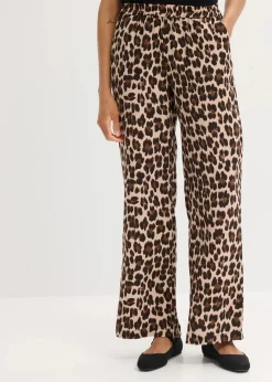 Clearance Palazzo-Hose aus fließendem Satin Damen Bekleidung·Kleider|Hosen