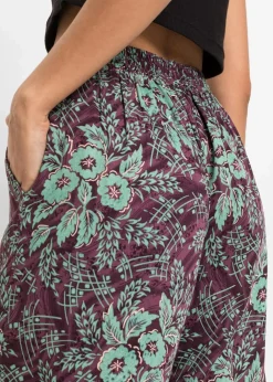 Damen bonprix Bekleidung·Kleider|Hosen|Palazzo-Hose aus fließender Viskose