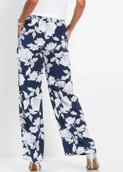 Damen bonprix Nachhaltigere Materialien|Hosen|Palazzo-Hose aus fließender Viskose