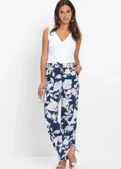 Damen bonprix Nachhaltigere Materialien|Hosen|Palazzo-Hose aus fließender Viskose