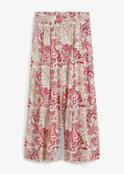 Damen bonprix Bekleidung·Kleider|Hosen|Palazzo-Hose aus fließender Viskose
