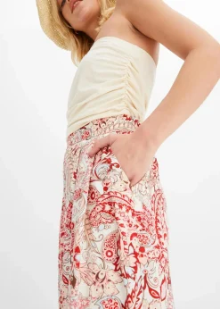 Damen bonprix Bekleidung·Kleider|Hosen|Palazzo-Hose aus fließender Viskose