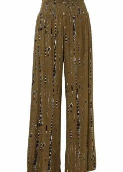 Damen bonprix Bekleidung·Kleider|Hosen|Palazzo-Hose aus fließender Viskose