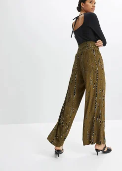 Damen bonprix Bekleidung·Kleider|Hosen|Palazzo-Hose aus fließender Viskose