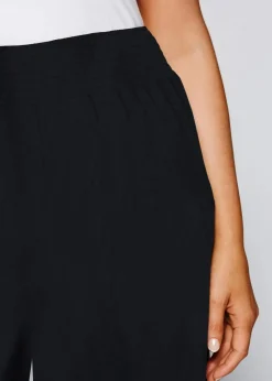 Clearance Palazzo-Hose aus fließender Viskose Damen Bekleidung·Kleider|Hosen