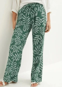 Damen bonprix Bekleidung·Kleider|Hosen|Palazzo-Hose aus fließender Viskose