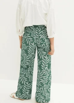Damen bonprix Bekleidung·Kleider|Hosen|Palazzo-Hose aus fließender Viskose