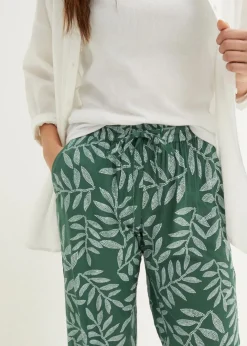Damen bonprix Bekleidung·Kleider|Hosen|Palazzo-Hose aus fließender Viskose