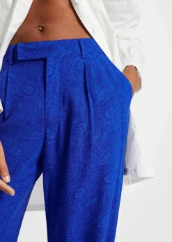 Damen bonprix Bekleidung·Kleider|Hosen|Palazzo-Hose aus fließender Viskose