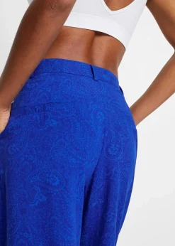 Damen bonprix Bekleidung·Kleider|Hosen|Palazzo-Hose aus fließender Viskose