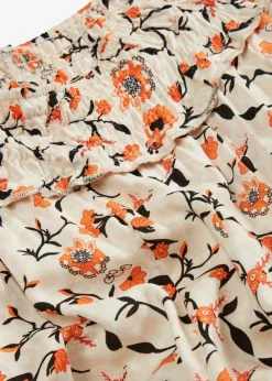 Damen bonprix Kurzgrößen|Bekleidung·Kleider|Palazzo-Hose aus fließender Viskose