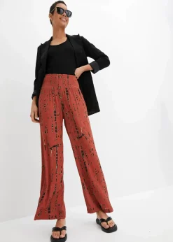 Damen bonprix Nachhaltigere Materialien|Hosen|Palazzo-Hose aus fließender Viskose