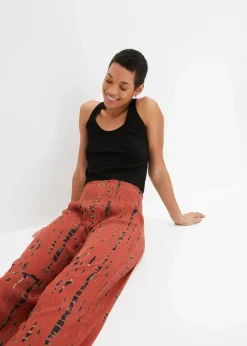 Damen bonprix Nachhaltigere Materialien|Hosen|Palazzo-Hose aus fließender Viskose