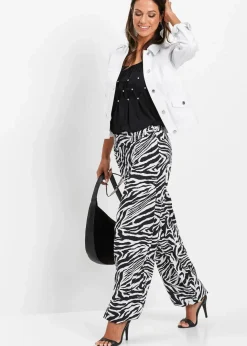 Damen bonprix Nachhaltigere Materialien|Hosen|Palazzo-Hose aus fließender Viskose