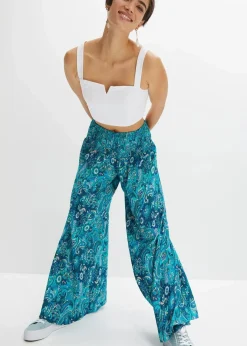 Best Palazzo-Hose aus fließender Viskose Damen Kurzgrößen|Bekleidung·Kleider