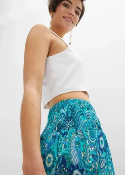Best Palazzo-Hose aus fließender Viskose Damen Kurzgrößen|Bekleidung·Kleider