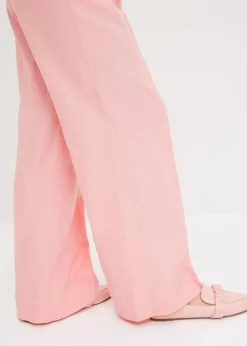 Hot Palazzo-Hose aus leichtem Leinen-Mix Damen Hosen|Bekleidung·Kleider