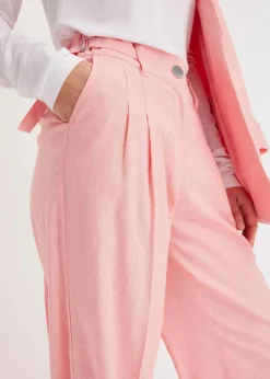 Hot Palazzo-Hose aus leichtem Leinen-Mix Damen Hosen|Bekleidung·Kleider