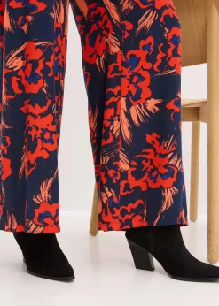 Outlet Palazzo-Hose aus leichtem Viskose-Crêpe Damen Bekleidung·Kleider|Nachhaltigere Materialien