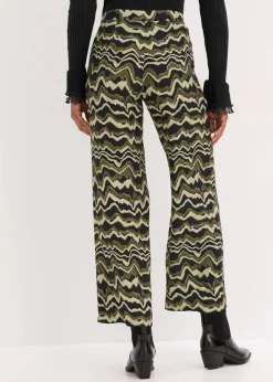 Outlet Palazzo-Hose aus leichtem Viskose-Crêpe Damen Bekleidung·Kleider|Hosen