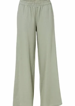 Damen bonprix Bekleidung·Kleider|Hosen|Palazzo-Hose aus Leinen