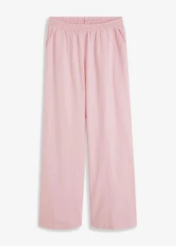 Damen bonprix Hosen|Bekleidung·Kleider|Palazzo-Hose aus Leinen