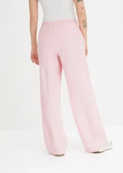 Damen bonprix Hosen|Bekleidung·Kleider|Palazzo-Hose aus Leinen
