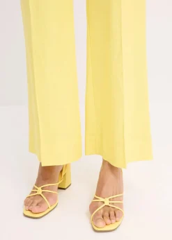 New Palazzo-Hose aus Leinen-Mix Damen Bekleidung·Kleider|Hosen