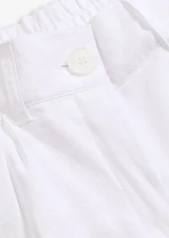 Damen bonprix Hosen|Bekleidung·Kleider|Palazzo-Hose aus Leinen-Mix