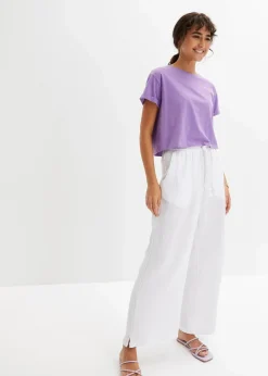 Best Palazzo-Hose aus Musselin Damen Hosen|Kurzgrößen